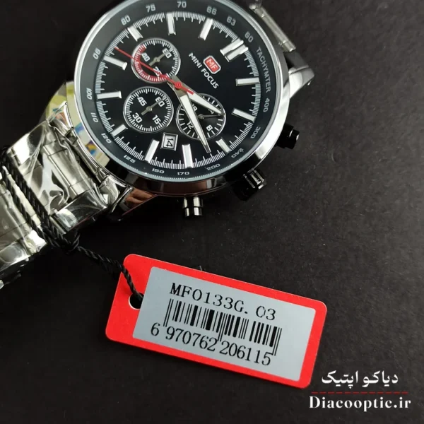 ساعت مچی مردانه اورجینال موتور ژاپنی برند مینی فوکوس سه موتور مدل Mf0133G.03 - تصویر 7