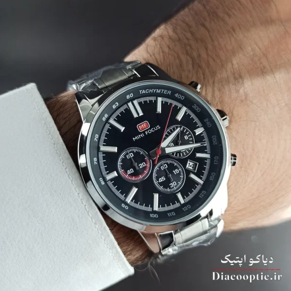 ساعت مچی مردانه اورجینال موتور ژاپنی برند مینی فوکوس سه موتور مدل Mf0133G.03 - تصویر 9