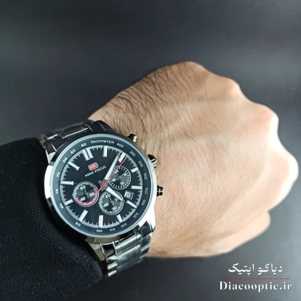 ساعت مچی مردانه اورجینال موتور ژاپنی برند مینی فوکوس سه موتور مدل Mf0133G.04 - تصویر 7