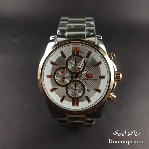 ساعت مچی مردانه اورجینال موتور ژاپنی برند مینی فوکوس سه موتور مدل Mf0134G.02 - تصویر 2