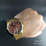 ساعت مچی مردانه اورجینال موتور ژاپن برند مینی فوکوس سه موتور مدل Mf0142G.03 بند حصیری - تصویر 8