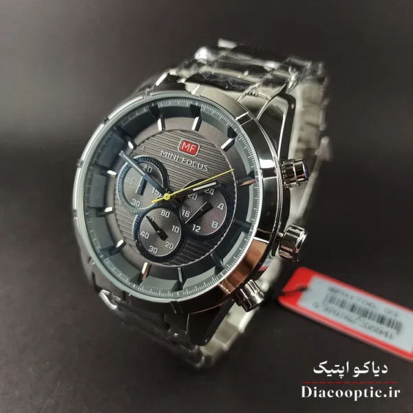 ساعت مچی مردانه اورجینال موتور ژاپنی برند مینی فوکوس سه موتور مدل Mf0170G.03 - تصویر 3