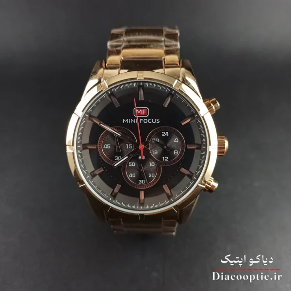 ساعت مچی مردانه اورجینال موتور ژاپنی برند مینی فوکوس سه موتور مدل Mf0170G.04 - تصویر 2