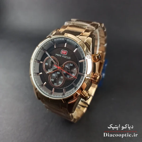 ساعت مچی مردانه اورجینال موتور ژاپنی برند مینی فوکوس سه موتور مدل Mf0170G.04 - تصویر 3
