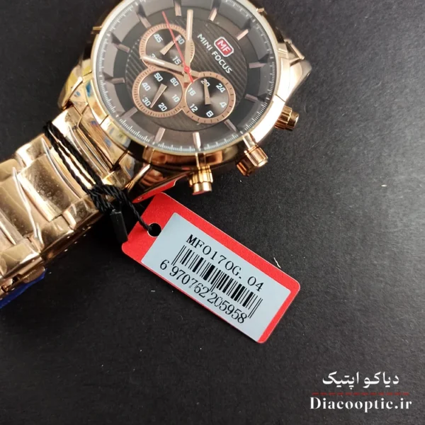 ساعت مچی مردانه اورجینال موتور ژاپنی برند مینی فوکوس سه موتور مدل Mf0170G.04 - تصویر 9