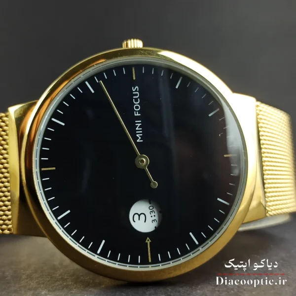 ساعت مچی مردانه اورجینال موتور ژاپن برند مینی فوکوس مدل Mf0182G.04 بند حصیری - تصویر 4