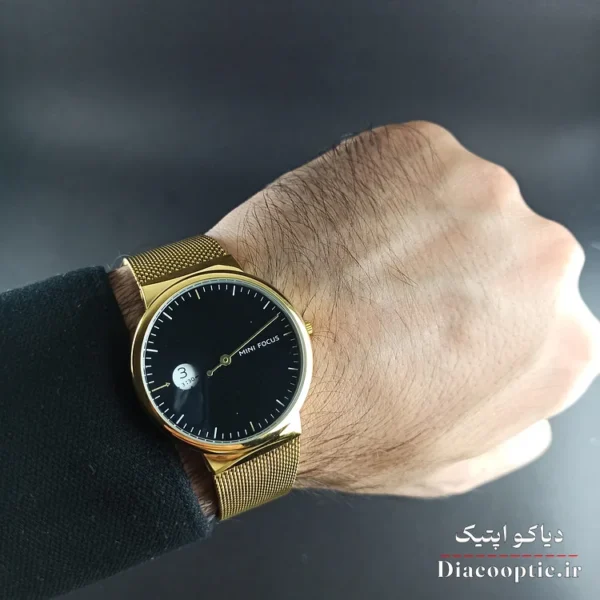 ساعت مچی مردانه اورجینال موتور ژاپن برند مینی فوکوس مدل Mf0182G.04 بند حصیری - تصویر 8