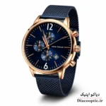 ساعت مچی مردانه اورجینال موتور ژاپن برند مینی فوکوس سه موتور مدل Mf0185G.02 بند حصیری