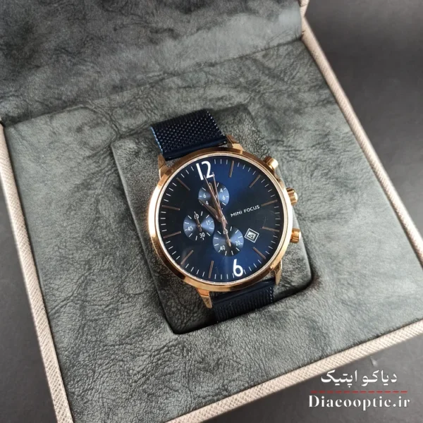 ساعت مچی مردانه اورجینال موتور ژاپن برند مینی فوکوس سه موتور مدل Mf0185G.02 بند حصیری - تصویر 11