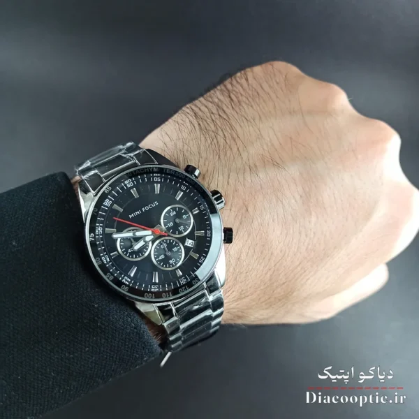ساعت مچی مردانه اورجینال موتور ژاپنی برند مینی فوکوس سه موتور مدل Mf0187G.01 - تصویر 7