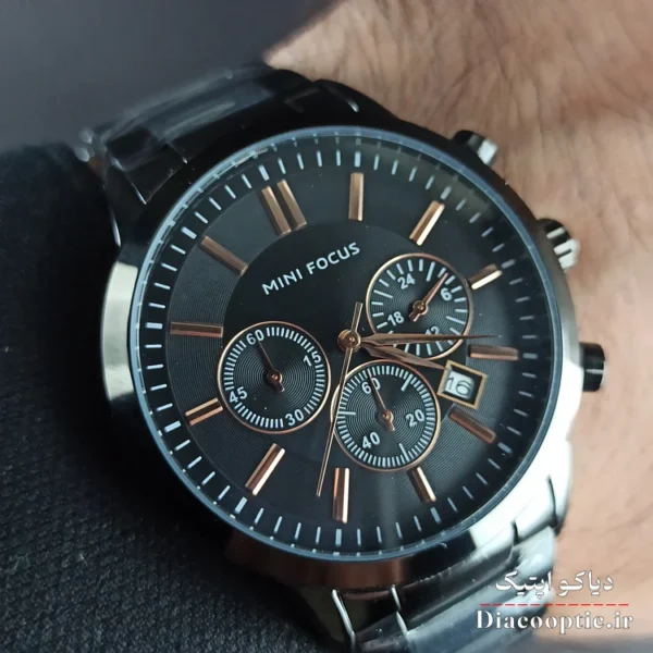 ساعت مچی مردانه اورجینال موتور ژاپنی برند مینی فوکوس سه موتور مدل Mf0188G.01 - تصویر 8
