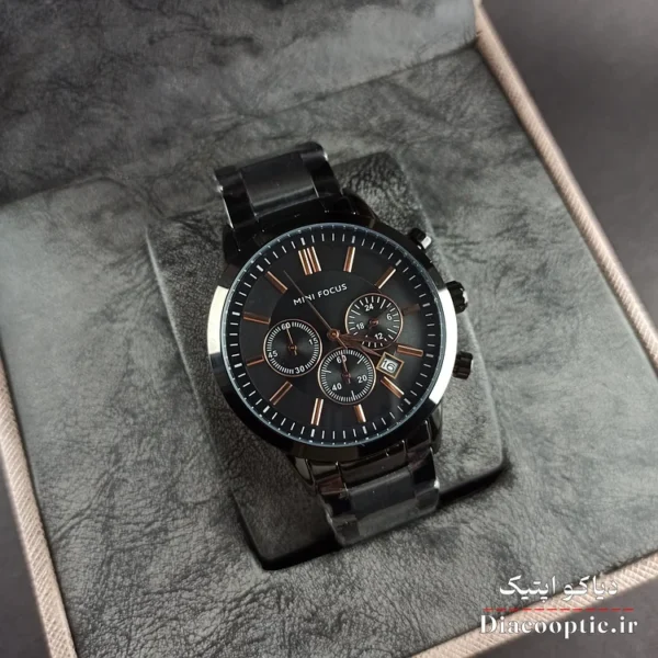 ساعت مچی مردانه اورجینال موتور ژاپنی برند مینی فوکوس سه موتور مدل Mf0188G.01 - تصویر 9