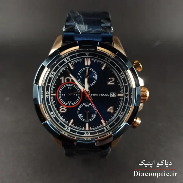 ساعت مچی مردانه اورجینال موتور ژاپنی برند مینی فوکوس سه موتور مدل Mf0198G.01 - تصویر 2