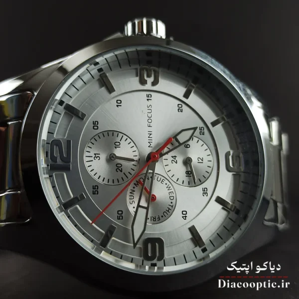 ساعت مچی مردانه اورجینال موتور ژاپنی برند مینی فوکوس سه موتور مدل Mf0199G.01 - تصویر 4