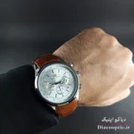 ساعت مچی مردانه اورجینال موتور ژاپن برند مینی فوکوس سه موتور مدل Mf0199G.02 بند چرم - تصویر 7