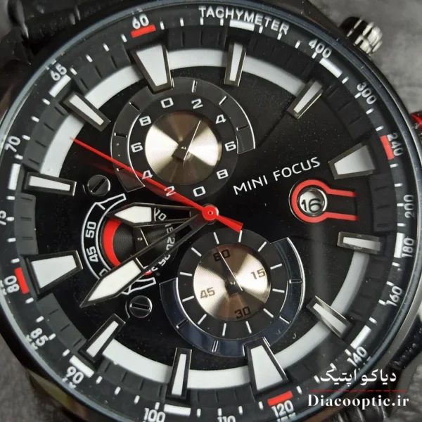 ساعت مچی مردانه اورجینال موتور ژاپن برند مینی فوکوس سه موتور مدل Mf0202G.01 بند چرم - تصویر 12