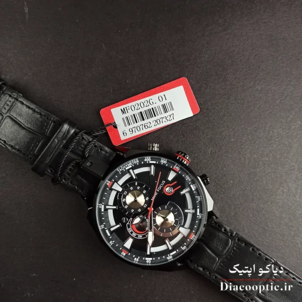ساعت مچی مردانه اورجینال موتور ژاپن برند مینی فوکوس سه موتور مدل Mf0202G.01 بند چرم - تصویر 7