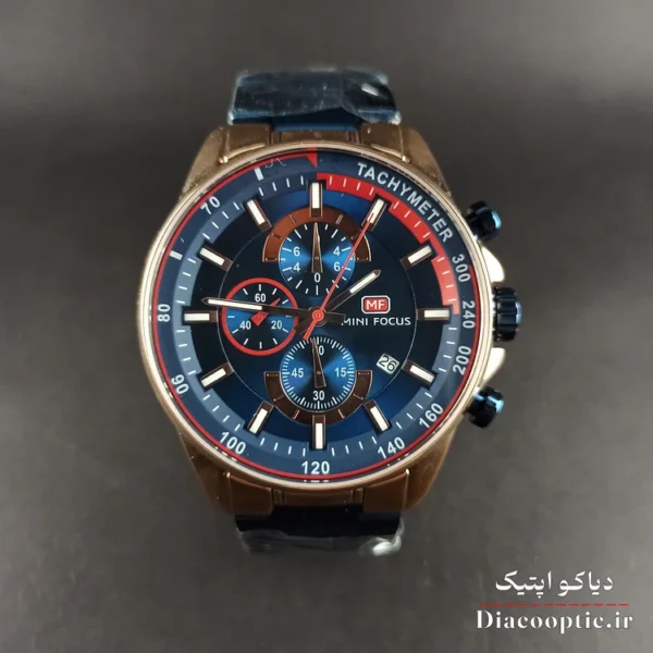 ساعت مچی مردانه اورجینال موتور ژاپنی برند مینی فوکوس سه موتور مدل Mf0218G.01 - تصویر 2
