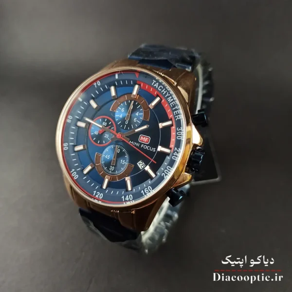 ساعت مچی مردانه اورجینال موتور ژاپنی برند مینی فوکوس سه موتور مدل Mf0218G.01 - تصویر 3