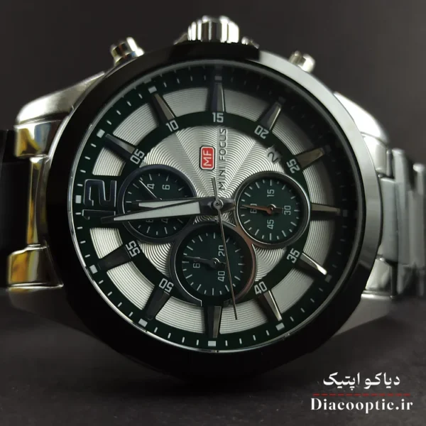ساعت مچی مردانه اورجینال موتور ژاپنی برند مینی فوکوس سه موتور مدل Mf0237G.03 - تصویر 4