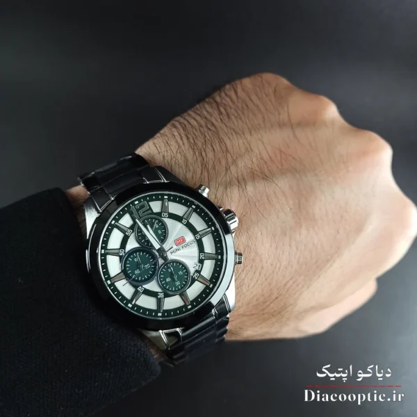 ساعت مچی مردانه اورجینال موتور ژاپنی برند مینی فوکوس سه موتور مدل Mf0237G.03 - تصویر 7