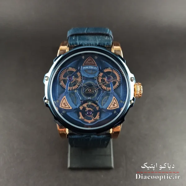 ساعت مچی مردانه اورجینال موتور ژاپن برند مینی فوکوس مدل Mf0249G.04 بند چرم - تصویر 2