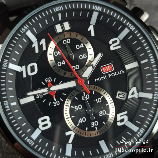 ساعت مچی مردانه اورجینال موتور ژاپن برند مینی فوکوس سه موتور مدل Mf0268G.04 بند رابر - تصویر 12
