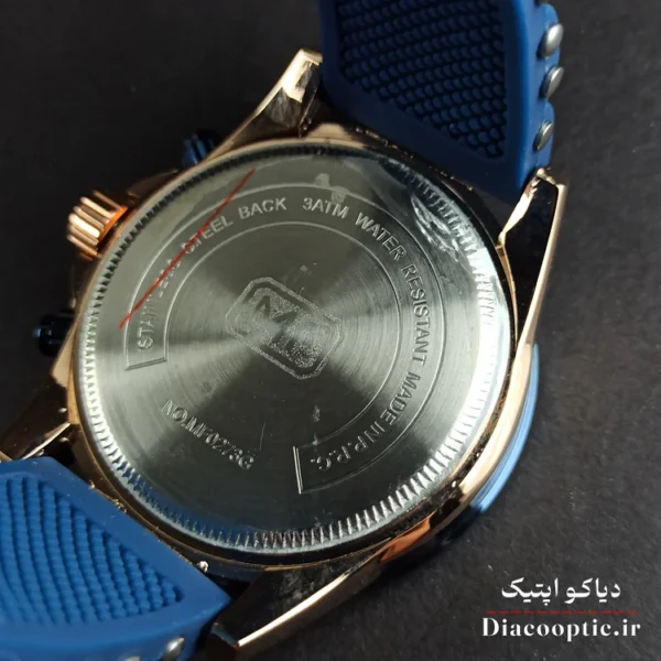 ساعت مچی مردانه اورجینال موتور ژاپن برند مینی فوکوس سه موتور مدل Mf0273G.02 بند رابر - تصویر 6