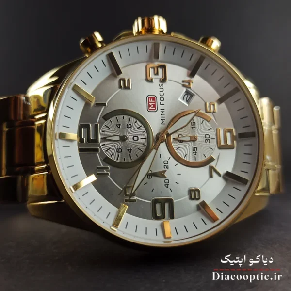 ساعت مچی مردانه اورجینال موتور ژاپنی برند مینی فوکوس سه موتور مدل Mf0278G.02 - تصویر 4