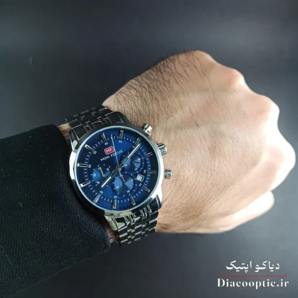 ساعت مچی مردانه اورجینال موتور ژاپنی برند مینی فوکوس سه موتور مدل Mf0282G.01 - تصویر 7