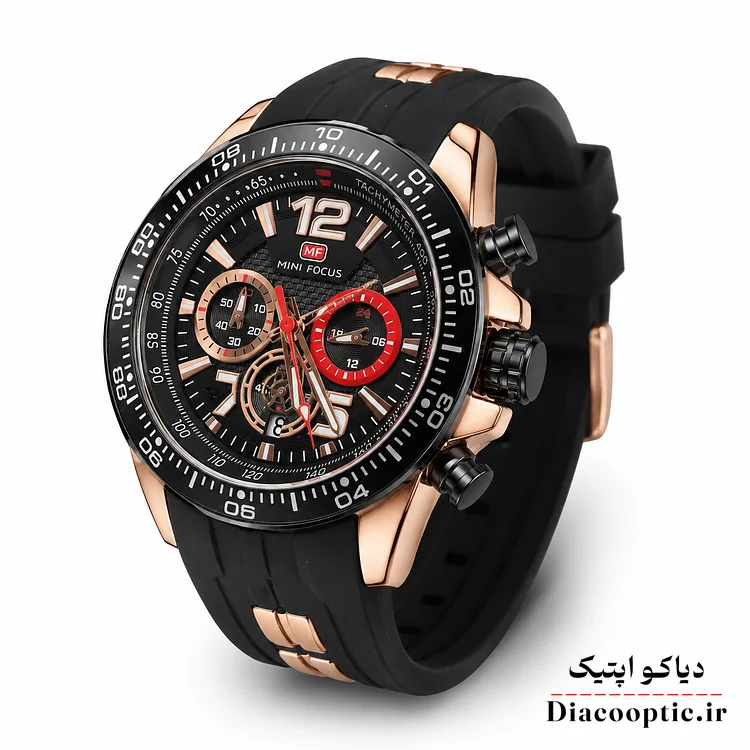 mf0290g-04-1.webp ساعت مچی مردانه موتور ژاپن برنت مینی فوکوس سه موتور مدل Mf0290G.04 بند رابر - تصویر 1