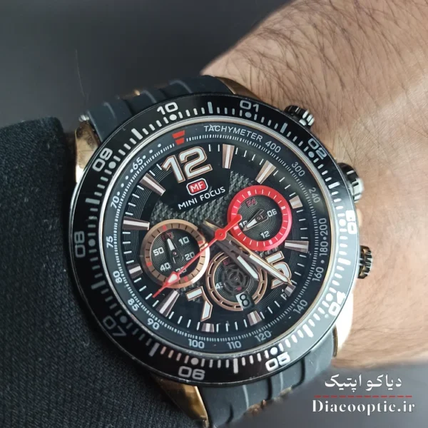 ساعت مچی مردانه موتور ژاپن برنت مینی فوکوس سه موتور مدل Mf0290G.04 بند رابر - تصویر 9