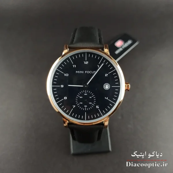 ساعت مچی مردانه اورجینال موتور ژاپنی برند مینی فوکوس مدل Mf0303G.06 بند چرم - تصویر 2