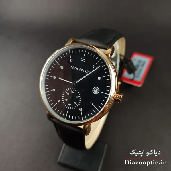 ساعت مچی مردانه اورجینال موتور ژاپنی برند مینی فوکوس مدل Mf0303G.06 بند چرم - تصویر 3