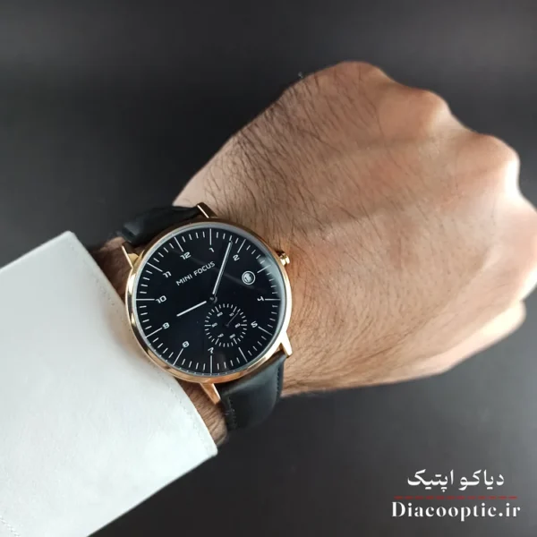 ساعت مچی مردانه اورجینال موتور ژاپنی برند مینی فوکوس مدل Mf0303G.06 بند چرم - تصویر 8