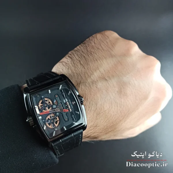 ساعت مچی مردانه اورجینال موتور ژاپن برند مینی فوکوس مدل Mf0322G.4 بند چرم - تصویر 8