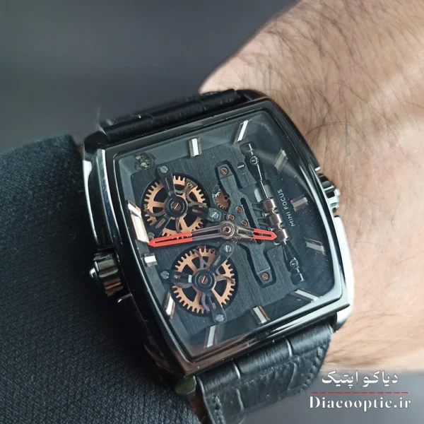 ساعت مچی مردانه اورجینال موتور ژاپن برند مینی فوکوس مدل Mf0322G.4 بند چرم - تصویر 9