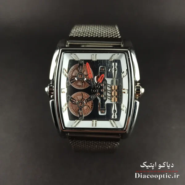 ساعت مچی مردانه اورجینال موتور ژاپن برند مینی فوکوس مدل Mf0322G.5 بند حصیری - تصویر 2
