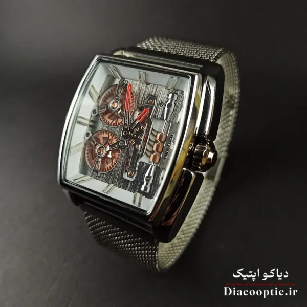 ساعت مچی مردانه اورجینال موتور ژاپن برند مینی فوکوس مدل Mf0322G.5 بند حصیری - تصویر 3