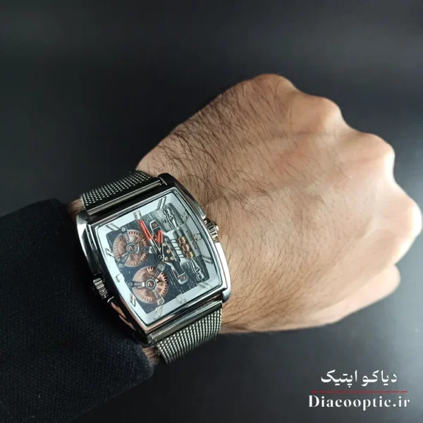 ساعت مچی مردانه اورجینال موتور ژاپن برند مینی فوکوس مدل Mf0322G.5 بند حصیری - تصویر 7