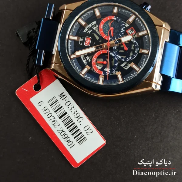 ساعت مچی مردانه اورجینال موتور ژاپنی برند مینی فوکوس سه موتور مدل Mf0339G.02 - تصویر 11