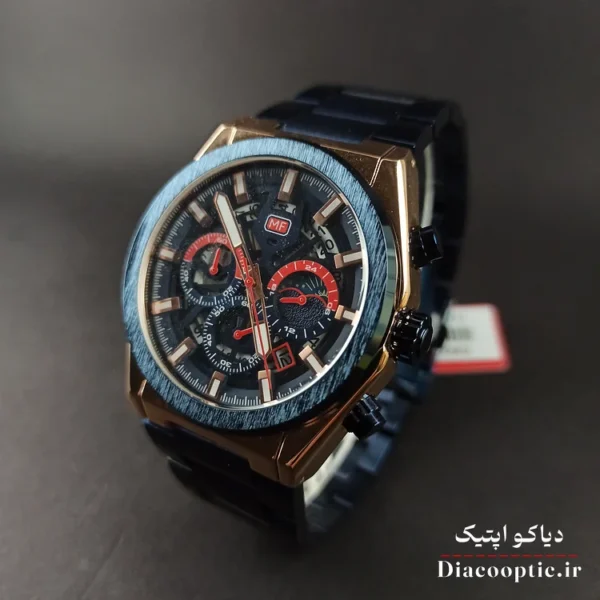 ساعت مچی مردانه اورجینال موتور ژاپنی برند مینی فوکوس سه موتور مدل Mf0339G.02 - تصویر 3