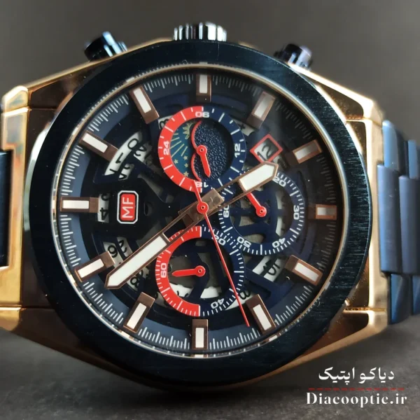 ساعت مچی مردانه اورجینال موتور ژاپنی برند مینی فوکوس سه موتور مدل Mf0339G.02 - تصویر 4