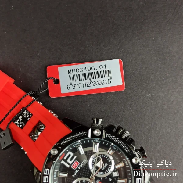 ساعت مچی مردانه اورجینال موتور ژاپن برند مینی فوکوس سه موتور مدل Mf0349G.04 بند رابر - تصویر 7