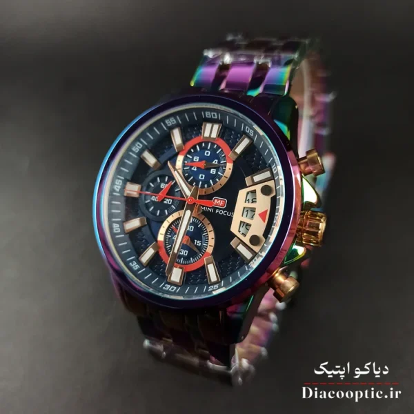 ساعت مچی مردانه اورجینال موتور ژاپن برند مینی فوکوس سه موتور مدل Mf0352G.02 - تصویر 3