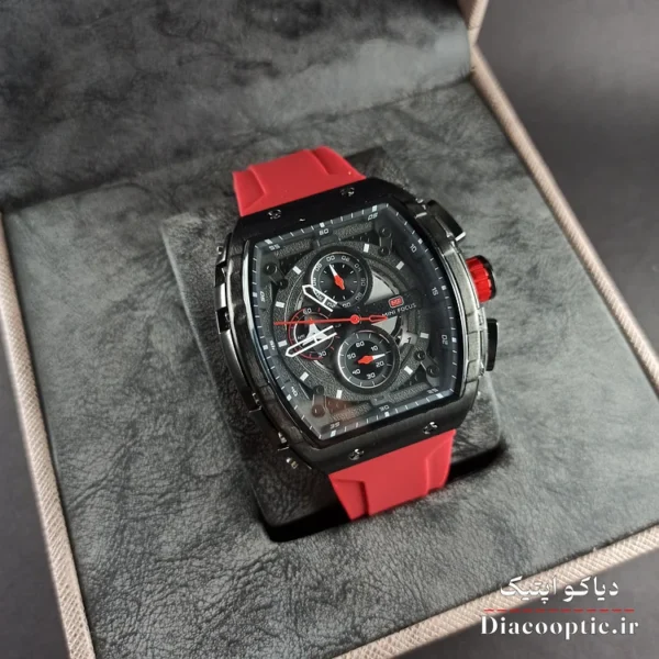 ساعت مچی مردانه اورجینال موتور ژاپنی برند مینی فوکوس سه موتور مدل Mf0399G.04 بند رابر - تصویر 10