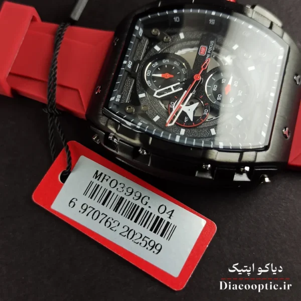 ساعت مچی مردانه اورجینال موتور ژاپنی برند مینی فوکوس سه موتور مدل Mf0399G.04 بند رابر - تصویر 7
