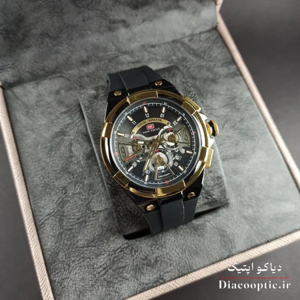 ساعت مچی مردانه اورجینال موتور ژاپن برند مینی فوکوس سه موتور مدل Mf0402G.01 بند رابر - تصویر 11