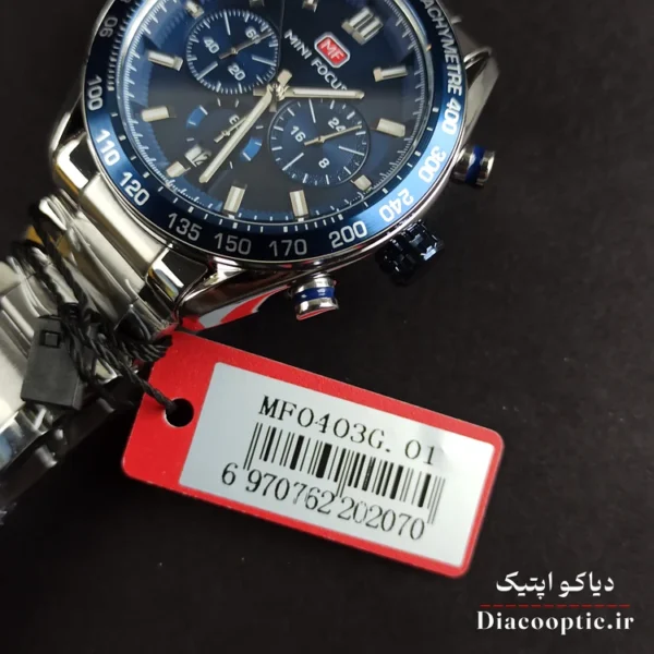ساعت مچی مردانه اورجینال موتور ژاپنی برند مینی فوکوس سه موتور مدل Mf0403G.01 - تصویر 7