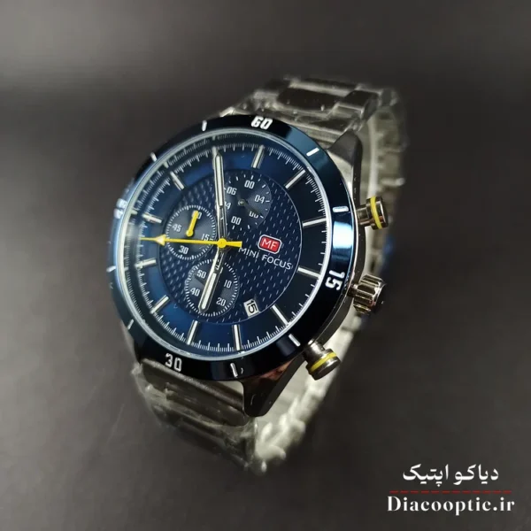ساعت مچی مردانه اورجینال موتور ژاپنی برند مینی فوکوس سه موتور مدل Mf0403G.02 - تصویر 3